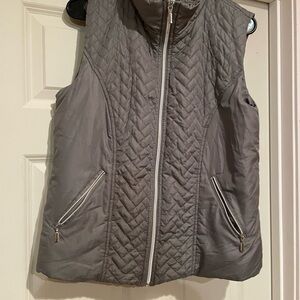 Quilted Gray Women's Vest